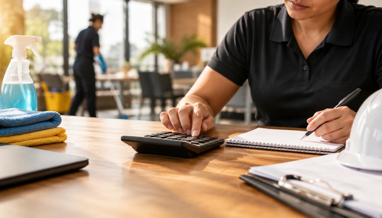 Bidding Calculator for Commercial Cleaning: Calculate Costs and Margin showing the inputs your cleaning bid calculator needs