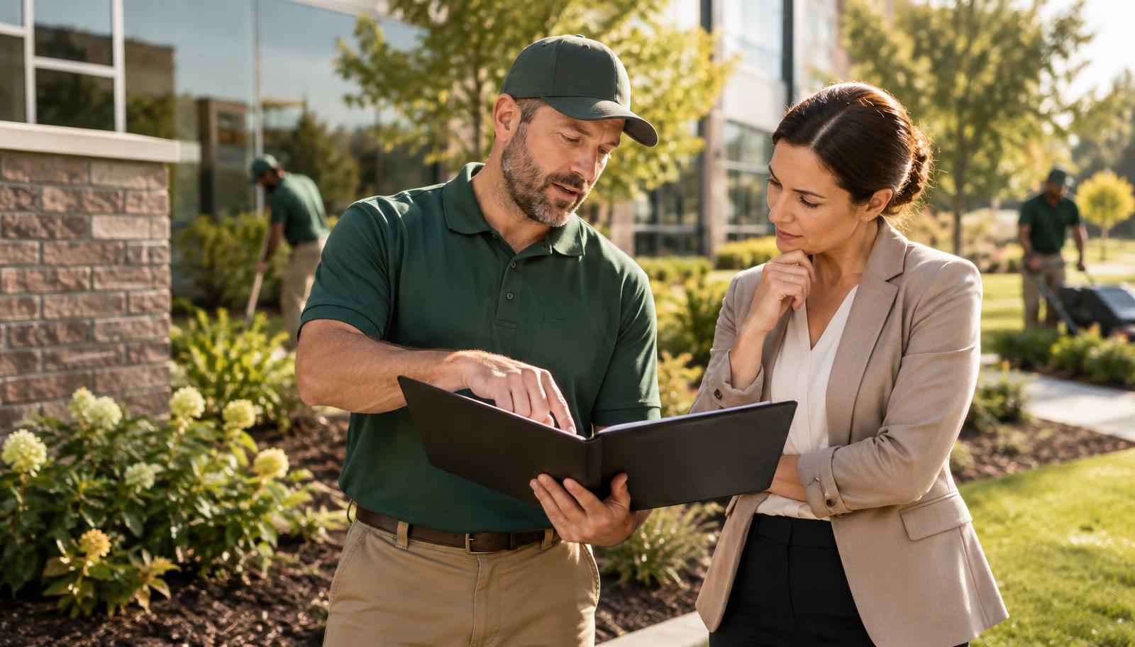 Brickman Landscaping: How to Evaluate Commercial Grounds Services showing start with the property need, not the company name