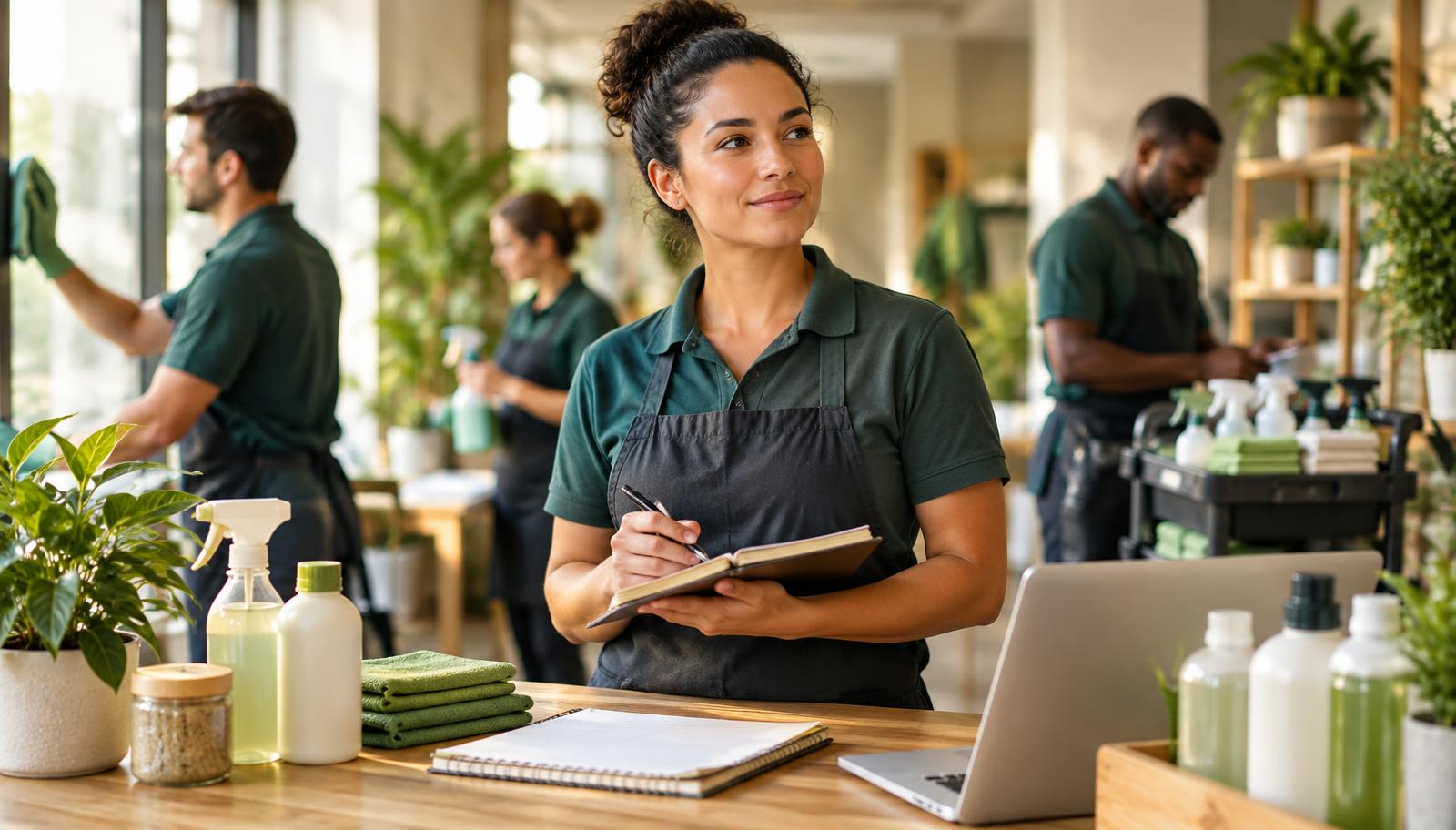 How to Build and Operate a Green Cleaning Business showing decide what “green cleaning” means in your business