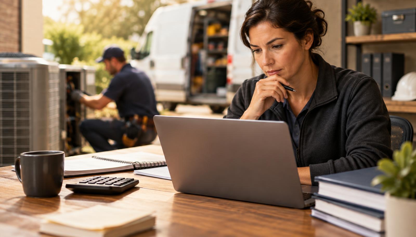 HVAC Accounting Software: How to Choose a System That Fits Your Workflow showing what hvac accounting software needs to handl